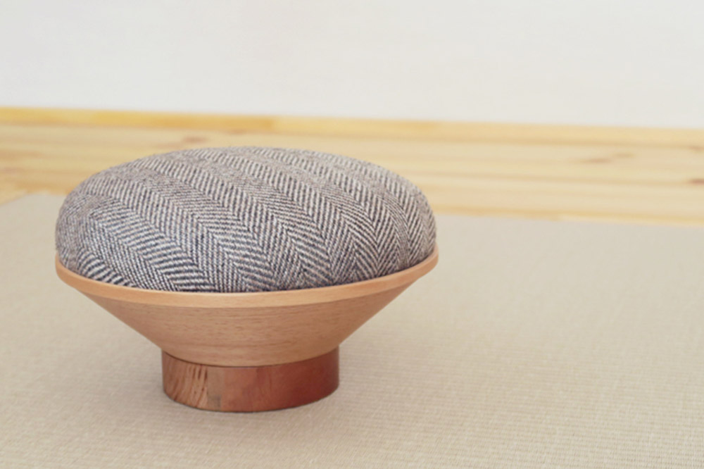 BUNACO「正座のため」のイス（レギュラー）ネイビー 1個