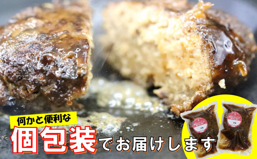 手作り！みんな大好き洋風ハンバーグ８個セット[F4544]