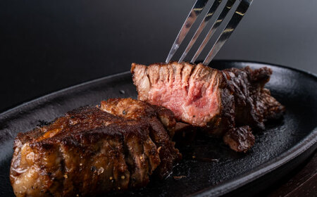 【全3回定期便】 あか牛 ステーキ用ヒレ肉(約800g)、馬刺し(約200g)セット 計約1kg / 牛肉 馬肉 食べ比べ　【合同会社 たべたせいか】[BHBY017]