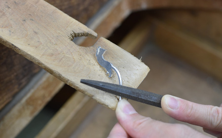 【内藤銀器製作所】銀製 ショートマドラー (ねこ) 全5種 （種類：(1)おねだり ねこさん）