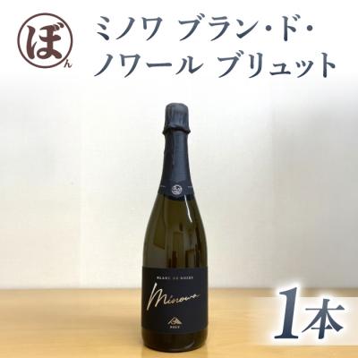 ふるさと納税 東御市 【ぼんじゅーる農園醸造所】ミノワ ブラン・ド・ノワール ブリュット 1 本