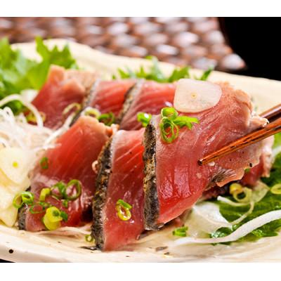 ふるさと納税 由良町 【訳あり】藁焼き鰹のたたき(藻塩セット)1kg
