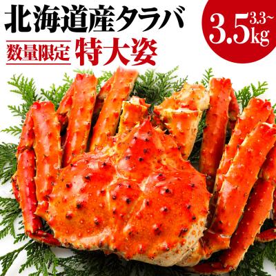 ふるさと納税 天塩町 ☆タラバ姿【3.3〜3.5kg】 北海道産