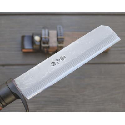 ふるさと納税 南国市 土佐鍛 焚火渓流鉈150(大)【全曇】 |  | 01