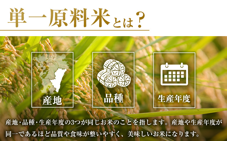 無洗米 ヒノヒカリ 15kg×6回 定期便 宮崎県都城市産 ＜単一原料米＞