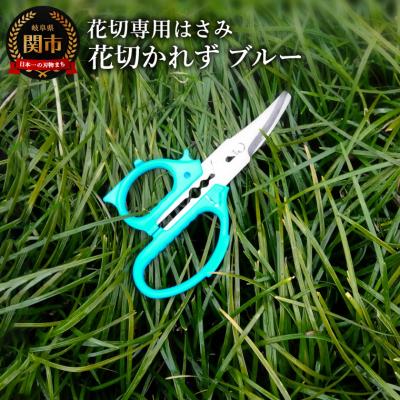 ふるさと納税 関市 花切専用はさみ 花切かれず　ブルー