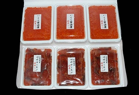 【北海道根室産】<鮭匠ふじい>いくら・サーモン親子丼の具 C-42012