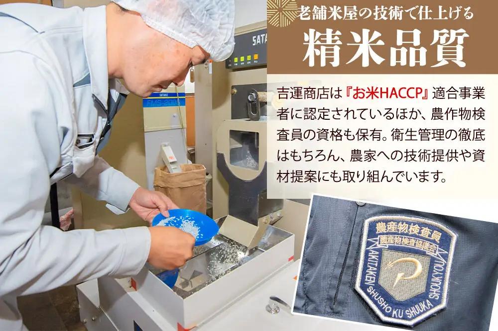 令和7年産《定期便2ヶ月》『なまはげライス』あきたこまち 無洗米（5kg×1袋） 吉運商店 秋田県 男鹿市 お米 お弁当 おにぎり