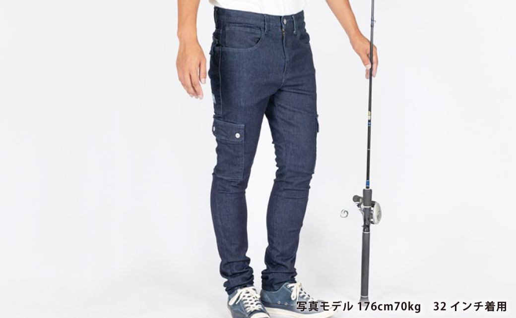 
            【THE BACK WATER】撥水ストレッチデニム釣り・アウトドアカーゴパンツ　BW-403VM(サイズ選択可）【ストレッチデニム ストレッチ デニム アウトドア ズボン ジーンズ 衣類 ファッション お洒落 岡山県 倉敷市 おすすめ 人気】
          