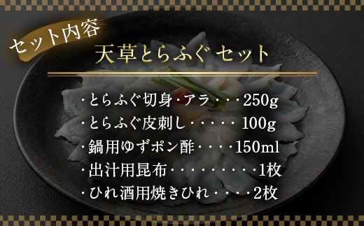 【ミシュラン星付きのプロが愛用】ふぐの王様！とらふぐ 国内最高級！天草とらふぐセット
