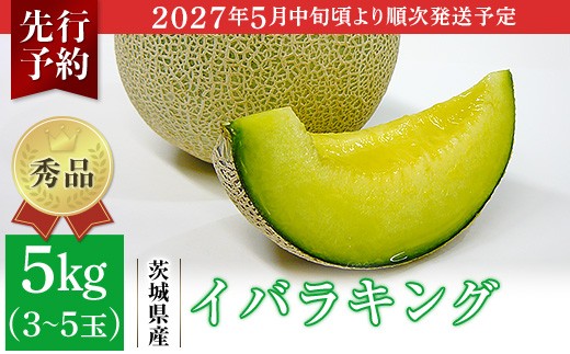 082-3 イバラキング 秀品 3～5玉 約5kg 茨城県 JA水戸産