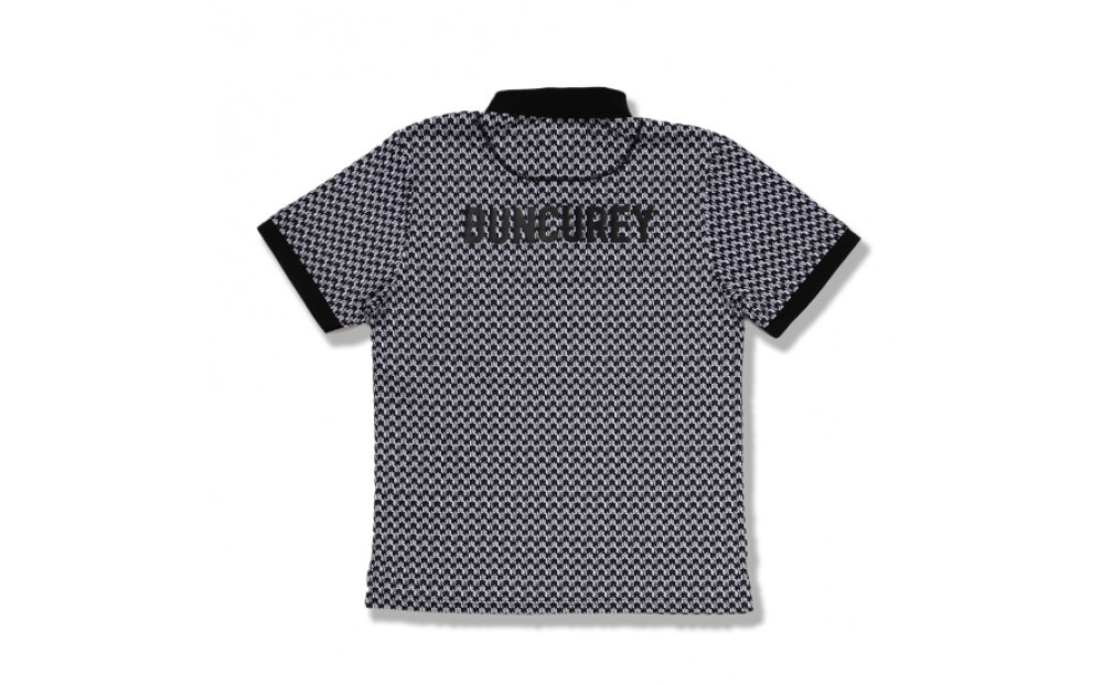 BUNCUREY ゴルフウェア モノグラム半袖ポロシャツ(BM23SS-01-006)オフ/サイズ5