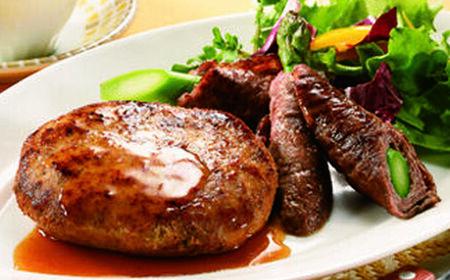 佐賀牛赤身肉スライスと丸福特製ハンバーグ食べ比べセット / 佐賀県 / マルフクフーズ [41AOCS072]