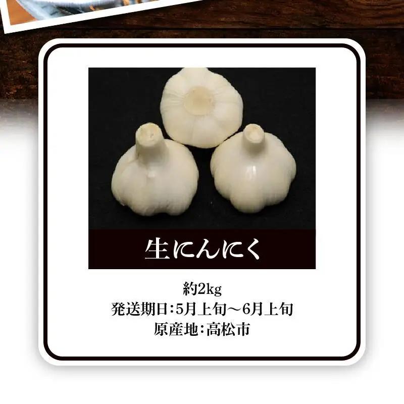生にんにく 約2kg【2026-5月上旬～2026-6月上旬配送】| にんにく