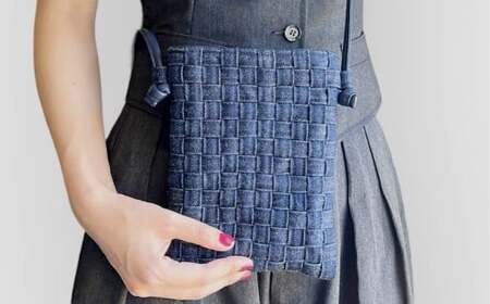 [beltloop]スマホポシェット デニム素材 デニム スマホ ポシェット ストラップ インディゴ 岡山県 倉敷市