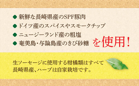 【毎月49本×12回定期便】 生ソーセージ 詰め合せ セット 7本入り×7袋  / 長与町 / 雪の浦手造りハム  [EAM046] 無添加 ソーセージ ウインナー ウィンナー 無添加 ソーセージ ウ