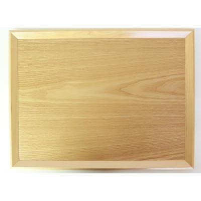 ふるさと納税 海南市 木製 羽反 すべらないノンスリップトレー 40cm 長角膳 白木