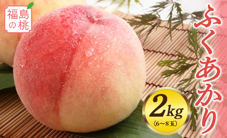 福島県産 ふくあかり 約2kg 先行予約 フルーツ 果物 伊達市産 もも モモ momo F20C-552