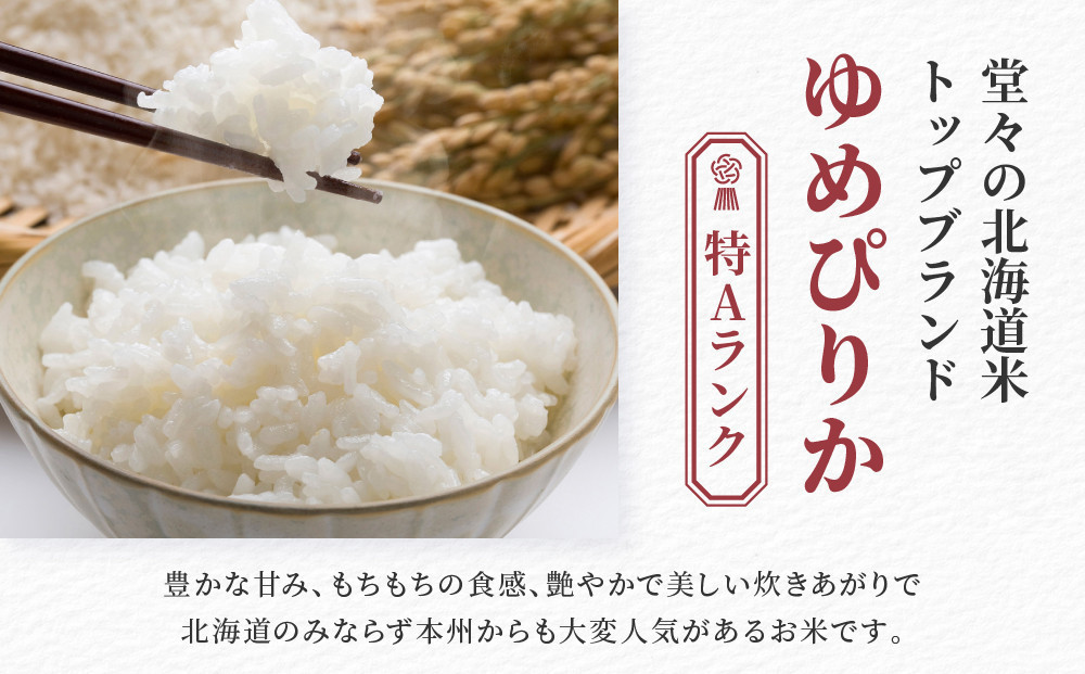 【３回隔月定期便】令和7年産　ゆめぴりか 5kg×2袋 10kg_05682