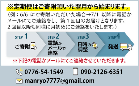 【定期便6回コース】　若狭牛　A5ランク贅沢食べ比べ定期便 [P-037012]