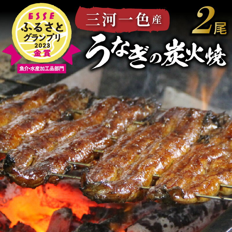 【ふるさと納税】炭火の香りが食欲をそそる 三河一色産 うなぎ 蒲焼き 2尾 ESSEふるさとグランプリ金賞受賞 風味豊か タレ 粉山椒 付き 小伴天 冷蔵 国産 炭火焼 秘伝のタレ 日本料理 小分け パック 簡単調理 おかず グルメ お取り寄せ 愛知県 碧南市 送料無料