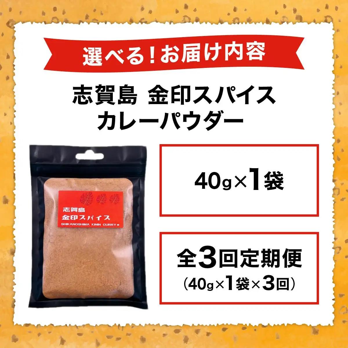  ＜定期便・全3回＞金印スパイス カレーパウダー 1袋|カレー パウダー カレースパイス 調味料 本格 オリジナル スパイスカレー アレンジ 万能調味料 唐揚げ 野菜炒め チャーハン 煮込み ソテー 
