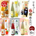 【ふるさと納税】常楽酒造 リキュール 6種 飲み比べ セット ≪ ブルーベリー いちご 桃 デコポン 梨 ヨーグルト ≫ フルーツ リキュール お酒 スイート 女性 女子会 パーティ 人気 ギフト 贈り物 プレゼント 飲み比べ 九州 熊本県 多良木 送料無料