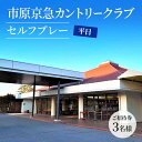 【ふるさと納税】ゴルフ場 千葉 市原京急カントリークラブ 平日 セルフプレー ご招待券 3名様 ( N ) ゴルフ 関東 チケット ゴルフ場利用券 プレー券 施設利用券　 市原市