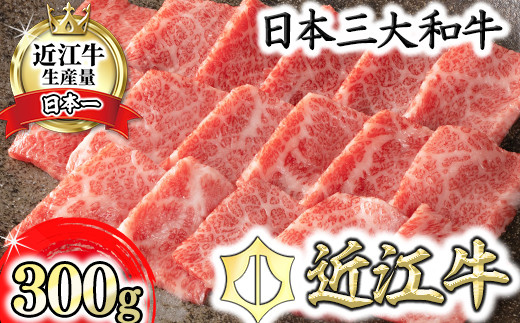 【認定近江牛雌牛限定】近江牛特上焼肉　バラ・モモ300g【カネ吉山本】【Y116W1】