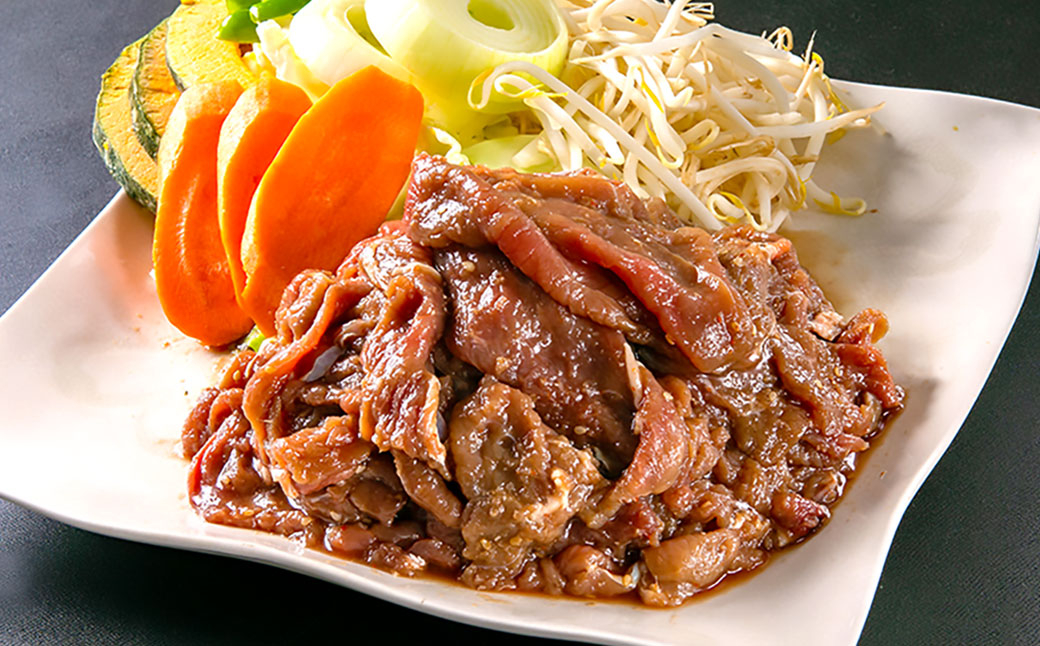 【1ヶ月毎2回定期便】エゾ鹿肉のジンギスカン 計1.5kg（300g×5パック）