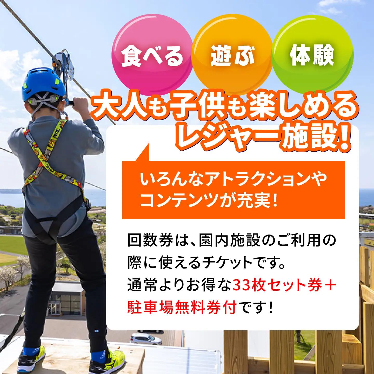 ソレイユの丘 回数券 400円分×33枚＋駐車場無料券1台分【株式会社日比谷花壇】 [AKBO003]