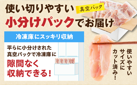 【隔月発送】【6回定期便】宮崎県産 若鶏もも肉 300g×10P 計3kg 鶏肉 小分け 定期便