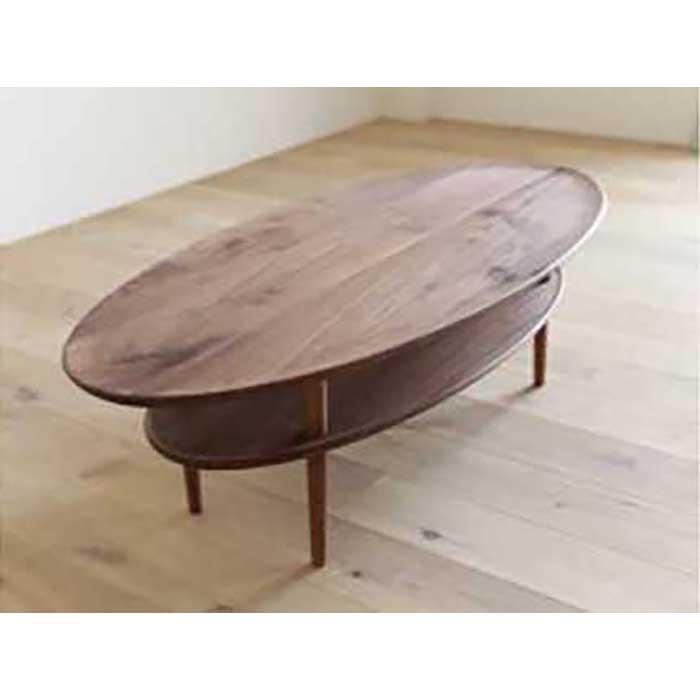【ふるさと納税】BORDO Oval Table 120 walnut | 家具 ファニチャー 人気 おすすめ 送料無料