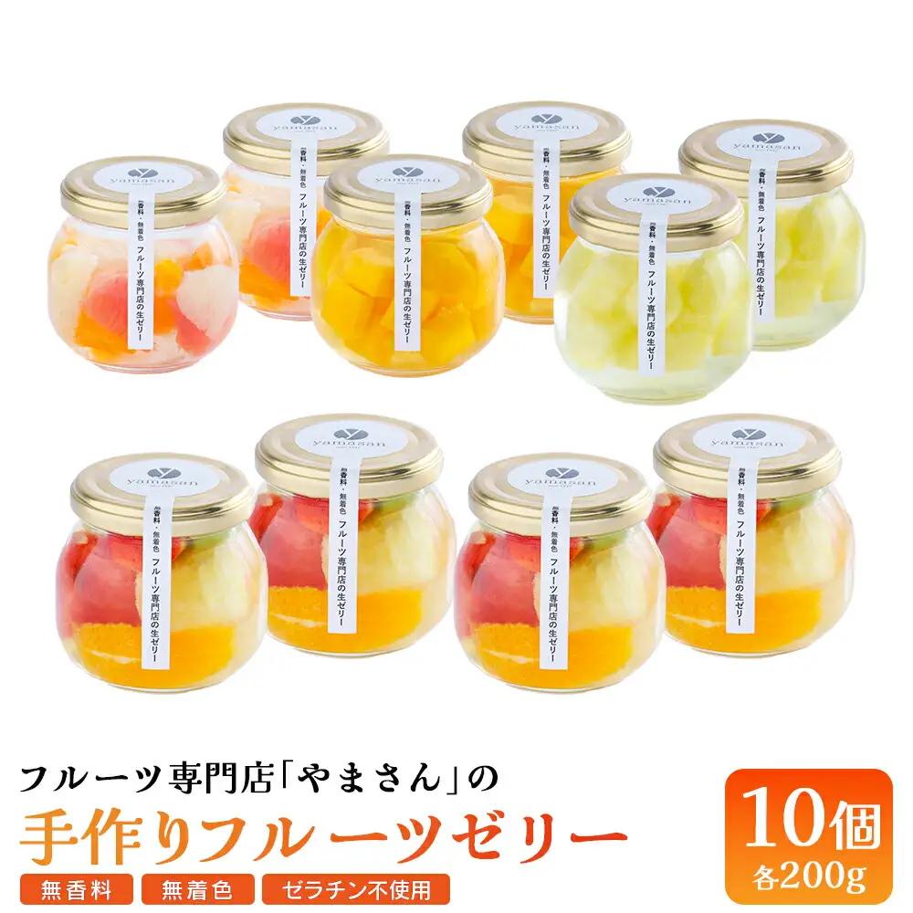 フルーツゼリー フルーツ専門店やまさん 10個セット | ゼリー