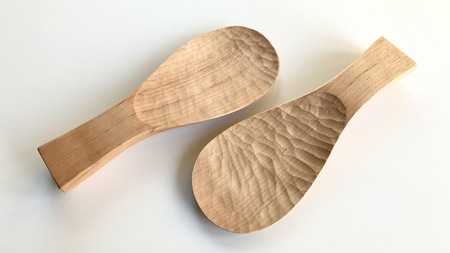 立つしゃもじ山桜orチェリー　自立するしゃもじ(1個)木製 MBA002