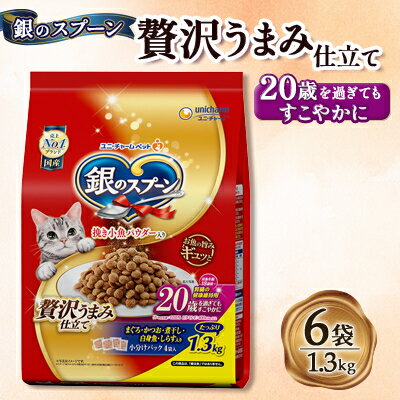 【ふるさと納税】銀のスプーン 贅沢うまみ仕立て 20歳を過ぎてもすこやかに 1.3kg×6袋【1463336】