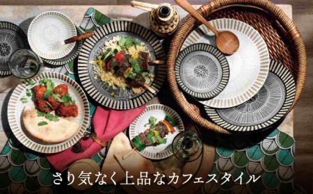 【美濃焼】サウサリート ボウル 5個セット【株式会社二幸】食器 皿 お皿 小鉢 白 ホワイト 茶 ブラウン 5名 5点 和風 洋風 アジア フルーツ  [MCZ083]
