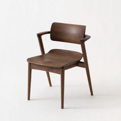 ふるさと納税 高山市 【飛騨の家具】飛騨産業　SEOTO-EX100セミアームチェア(ウォルナット) CG039