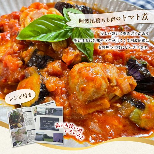 小分けで便利！阿波尾鶏もも肉切り身バラ凍結 600g 鶏肉 鶏もも 阿波尾鶏 冷凍 地鶏