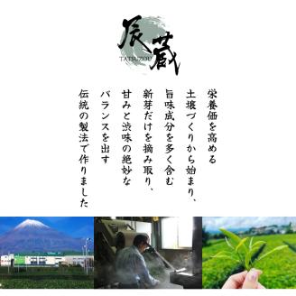 富士の老舗茶屋 村松園 特上煎茶 辰蔵シリーズ3種＆フィルターインボトルセット 伝統の味 (2020)