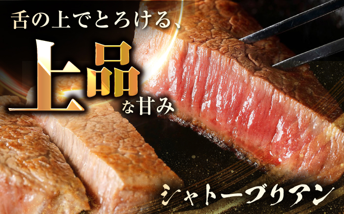 長崎和牛ヒレ&シャトーブリアンステーキ 食べ比べ 各約150g×2枚 計600g / ヒレ ひれ ヒレ肉 ヒレステーキ シャトーブリアン シャトー 赤身 赤身ステーキ ステーキ すてーき 和牛 牛肉 