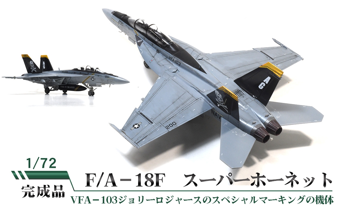 
            No.854 F/A－18F　スーパーホーネット ／ 模型 完成品 柏木崇男 茨城県
          