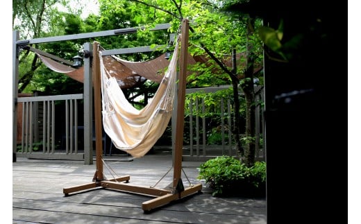 ウッドハンモックチェアスタンド ヴィンテージエディション FC253001