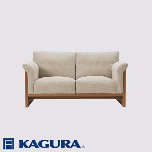 【ふるさと納税】家具蔵 KAGURA 2Pソファ フレスコ チェリー材 家具 ソファー 2人掛け sofa リビングソファー 木材 無垢材 職人 手作業 天然木 高級木材 無添加 安全 ジャパニーズモダン 高級家具 熟練 無着色 おしゃれ 天然木無垢材 温もり 【（株）アイダ】 【ho1166】