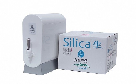 
AD115（初回セット・定期配送全6回）専用ディスペンサー+島原のシリカたっぷり天然水18.6L（6.2L×3パック）×6回
