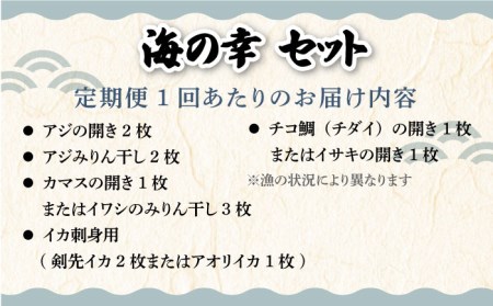 【全3回定期便】壱岐美食の海の幸セット [JBU018] 干物 刺身 アジ イカ 鯛 カマス  33000 33000円  コダワリ干物・ひもの・乾物 こだわり干物・ひもの・乾物 おすすめ干物・ひもの