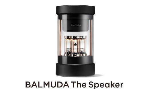 バルミューダ BALMUDA The Speakerブラック M01A-BK／JP｜ バルミューダ ザ・スピーカー BALMUDA 選べるカラー スピーカー ポータブル Bluetooth AUX入力