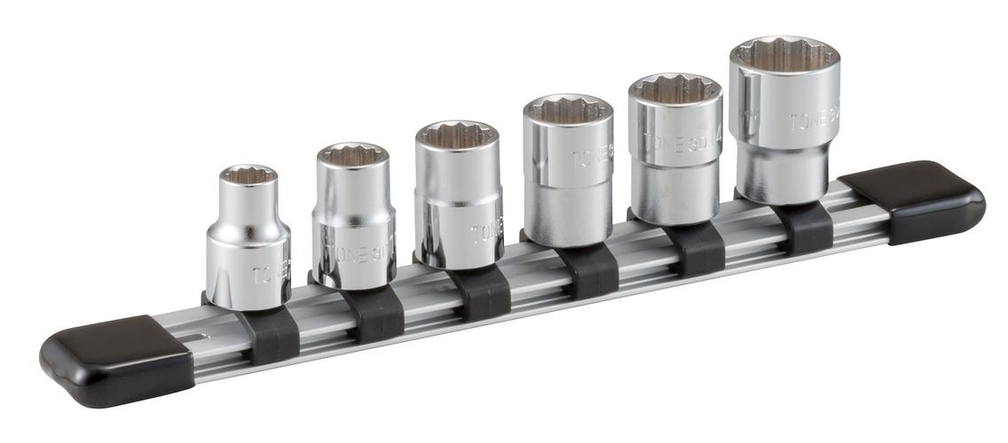 TONE トネ ソケットセット（12角・ホルダー付） HD306　工具　TONE　トネ 15001-30025249｜トルクレンチ デジタル 工具 整備士 自動車 バイク DIY 日本製 メンテナンス