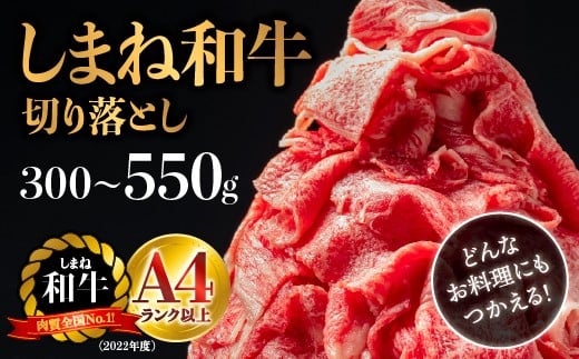 
            【選べる内容量】島根県産 しまね和牛切り落とし 300g～550g｜送料無料 島根和牛 切り落とし 和牛 お肉 肉 にく300g 550g 霜降り 料理 便利 すき焼き しゃぶしゃぶ  贈物 プレゼント ギフト お取り寄せ お取り寄せグルメ グルメ 牛肉 黒毛和牛 こまぎれ｜
          