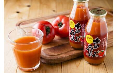 【無添加】久万高原町産トマトジュース「赤の元気」12本セット(夏穫れ赤ラベル12本)※着日指定不可※離島への配送不可